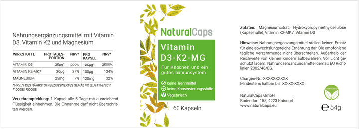 Vitamin D3 K2 Magnesium