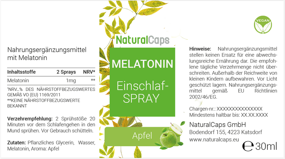 Melatonin Einschlafspray