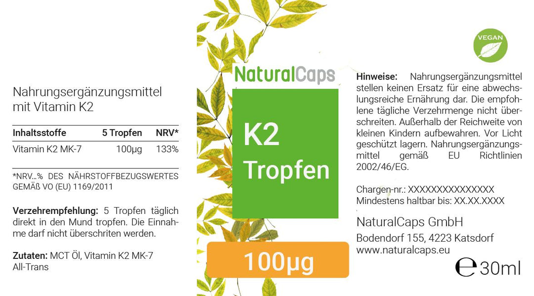 Vitamin K2 100µg