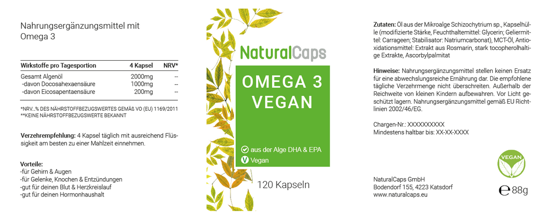 Omega 3 Vegan